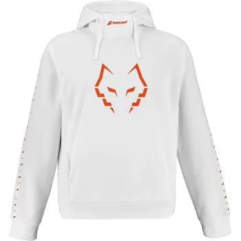 Babolat Hood Sweat Juan Lebron (White/White) - M